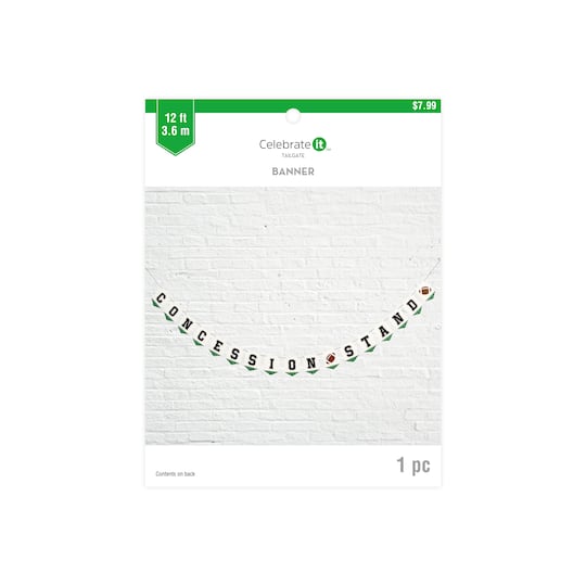 12ft. Concession Stand Paper Banner by Celebrate It™